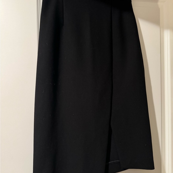 Maje - Black - Business Formal Midi Skirt with slit - Picture 3 of 4